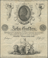 Deutschland - Altdeutsche Staaten: Württemberg, Königliche Staatshauptkasse Stuttgart, 10 Gulden, 1. - [ 1] …-1871 : German States