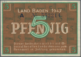 Deutschland - Alliierte Miltärbehörde + Ausgaben 1945-1948: Baden, Staatsschuldenverwaltung, Set Mit - Andere & Zonder Classificatie