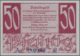 Deutschland - Alliierte Miltärbehörde + Ausgaben 1945-1948: Württemberg - Hohenzollern, Tübingen, Fi - Altri & Non Classificati