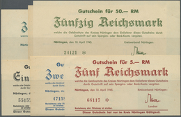 Deutschland - Alliierte Miltärbehörde + Ausgaben 1945-1948: Nürtingen, Kreisverband, 1, 2, 5, 10, 20 - Andere & Zonder Classificatie