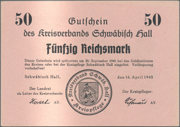 Deutschland - Alliierte Miltärbehörde + Ausgaben 1945-1948: Schwäbisch Hall, Kreisverband, 1, 2, 5, - Other & Unclassified