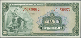 Deutschland - Bank Deutscher Länder + Bundesrepublik Deutschland: 20 DM 1948, Ro.240a In Nahezu Perf - Andere & Zonder Classificatie