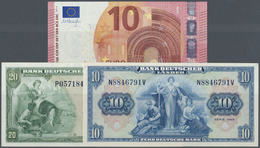 Deutschland - Bank Deutscher Länder + Bundesrepublik Deutschland: 10 Und 20 DM 1949 Ro.258, 260 Und - Other & Unclassified