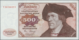 Deutschland - Bank Deutscher Länder + Bundesrepublik Deutschland: 500 DM 1980 Mit Copyright, Ro.290a - Other & Unclassified