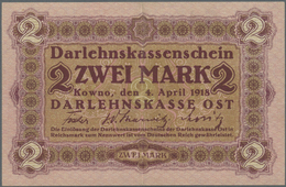 Deutschland - Nebengebiete Deutsches Reich: Darlehenskasse Ost, 2 Mark, 4.4.1918, Pick R129, Mittelk - Altri & Non Classificati