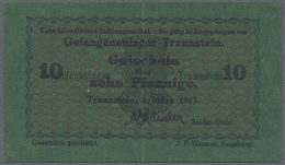 Deutschland - Notgeld - Bayern: Traunstein, Gefangenenlager, 10, 50 Pf. (KN Schwarz), 1.3.1917, Erh. - [11] Emissions Locales