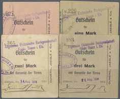 Deutschland - Notgeld - Elsass-Lothringen: Altthann, Oberelsass, Duméril, Jaeglé & Cie., 50 Pf., 14. - Autres & Non Classés