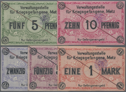 Deutschland - Notgeld - Elsass-Lothringen: Metz, Lothringen, Verwaltungsstelle Für Kriegsgefangene, - Andere & Zonder Classificatie