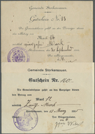 Deutschland - Notgeld - Elsass-Lothringen: Storkensauen, Oberelsass, Gemeinde, 14 Mark, 30.9.1914, " - Autres & Non Classés