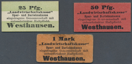Deutschland - Notgeld - Elsass-Lothringen: Westhausen, Elsass, Landwirtschaftskasse, 25 Pf., Runder - Other & Unclassified