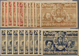 Deutschland - Notgeld - Rheinland: Geldern, Männergesangverein, 6 X 75 Pf., Serie A; 6 X 75 Pf., Ser - [11] Local Banknote Issues