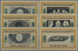 Deutschland - Notgeld - Thüringen: Altenburg, Kalendermann, 1/2, 1, 2, 2 1/2, 5, 7 1/2 Groschen, O. - [11] Local Banknote Issues