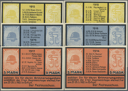 Deutschland - Notgeld - Thüringen: Erfurt, 2. Regimentstag Ehemaliger 71er, 5 X 3, 5 Mark, 27.-29.5. - [11] Local Banknote Issues