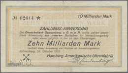 Deutschland - Notgeld - Württemberg: Schramberg, Hamburg-Amerikanische Uhrenfabrik, 50 Tsd. Mark, 16 - [11] Emissioni Locali