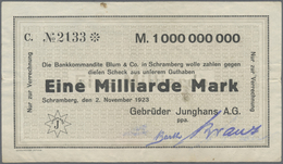 Deutschland - Notgeld - Württemberg: Schramberg, Gebrüder Junghans AG, 100 Tsd. Mark, 21.8.1923 Bis - [11] Emissions Locales