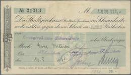 Deutschland - Notgeld - Ehemalige Ostgebiete: Schweidnitz, Schlesien, Kreisgirokasse, 1 Mio. Mark, 1 - Andere & Zonder Classificatie