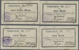 Deutschland - Notgeld - Ehemalige Ostgebiete: Vandsburg, Westpreußen, Magistrat, 1/2, 1, 2, 3 Mark, - Andere & Zonder Classificatie