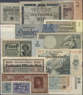 Deutschland - Sonstige: Schachtel Mit 470 Banknoten Deutschland Beginnend Mit Den Reichsbankausgaben - Altri & Non Classificati