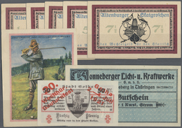 Deutschland - Notgeld - Thüringen: Sammlung Von 1335 Notgeldscheinen In 5 Alben. Enthalten Sind über - [11] Local Banknote Issues