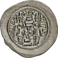 Sasaniden: Hormazd IV. 579-590: AR Drachme, 4,10g, Mzst. NYHCh = Ktesiphon, Jahr 7 (= 585 N. Chr.). - Griekenland