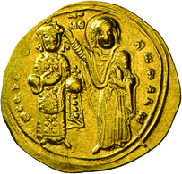 Romanus III. (1028 - 1034): Gold-Histamenon, Konstantinopel; 4,34 G, Sommer 43.2, Sear 1819, Sehr Sc - Other & Unclassified