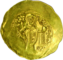 Manuel I. (1143 - 1180): Gold-Hyperpyron, Konstantinopel; 4,2 G, Sommer 61.1, Sear 1956, Sehr Schön+ - Bizantine