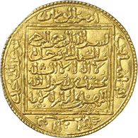 Almohaden: Abu-Abd-allah Muhammed AH 595-610 / AD 1199-1213: Golddinar (Dobla) O. J. , 4,65 G, Präge - Islamiques
