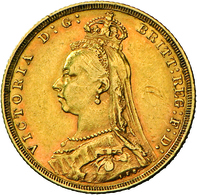 Australien - Anlagegold: Victoria 1837-1901: Lot 5 Goldmünzen: Sovereign 1879 M (KM# 7), Sovereign 1 - Other & Unclassified
