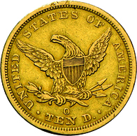 Vereinigte Staaten Von Amerika - Anlagegold: 10 Dollars 1863 O (New Orleans) Eagle, Coronet Head, KM - Andere & Zonder Classificatie