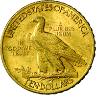 Vereinigte Staaten Von Amerika - Anlagegold: 10 Dollar 1908 (Eagle - Indian Head), KM # 130, Friedbe - Altri & Non Classificati