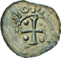 Frankreich: Metz-Bischofliche Munzstätte, Theoderich II. 1005-1046: Denar, Metz; AV: Kirche, Umschri - Altri & Non Classificati