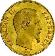 Frankreich - Anlagegold: Napoleon III 1852-1870: 100 Francs 1857 A, KM # 786.1, Friedberg 569, 32,26 - Other & Unclassified