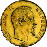 Frankreich - Anlagegold: Napoleon III 1852-1870: 50 Francs 1857 A, KM # 785.1, Friedberg 571, 16,13 - Other & Unclassified