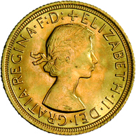 Großbritannien - Anlagegold: Elisabeth II. (seit 1952): Lot 2 Goldmünzen: Sovereign 1966 + 1967, Gew - Andere & Zonder Classificatie