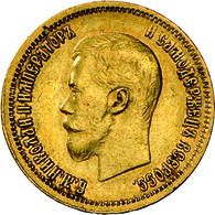 Russland - Anlagegold: Nicholas II. 1894-1917: 10 Rubel 1898, KM Y# 64, Friedberg 179, Sehr Schön. 8 - Russia