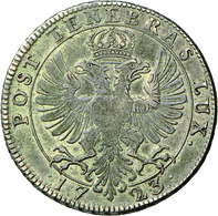 Schweiz: Genf / Geneve: Taler (Ecu) 1723. 27,13 G. Sehr Schön. - Altri & Non Classificati