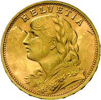 Schweiz - Anlagegold: Lot 2 Goldmünzen. 20 Franken (Vreneli) 1930 B, 1947 B. Gewicht Je 6,45 G, 900/ - Other & Unclassified