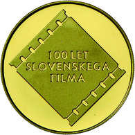 Slowenien - Anlagegold: 25.000 Tolarjev (SIT) 2005, 100 Years Of Slovenian Film, Gold 900/1000, 7 G, - Slovenië