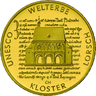 Deutschland - Anlagegold: 100 Euro 2014 D, Kloster Lorsch, Jaeger 591, In Originalkapsel, Mit Zertif - Germany