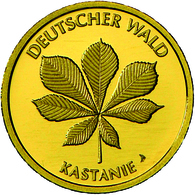 Deutschland - Anlagegold: 20 Euro 2014, Kastanie, Gold 999,9, 3,89 G, Jaeger 589, In Originalkapsel - Allemagne