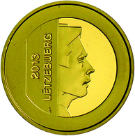 Luxemburg - Anlagegold: 15 Euro 2013, Gold 999, 6,22 G, Mit Echtheitszertifikat Und Originalschatull - Luxembourg