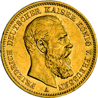 Preußen: Friedrich III. 1888: 20 Mark 1888 A, Jaeger 248, 7,97 G, 900/1000. Kleiner Randschlag, Sehr - Monete D'oro