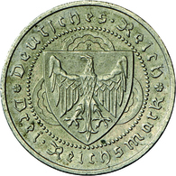 Weimarer Republik: 3 Reichsmark 1930 E, Walther Von Der Vogelweide, Jaeger 344, Sehr Schön. - Altri & Non Classificati