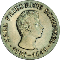 DDR: 10 Mark 1966, Karl Friedrich Schinkel, Jaeger 1517, Schöne Patina, Vorzüglich. - Other & Unclassified