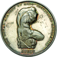 Medaillen Alle Welt: Großbritannien, Victoria 1837-1901: Silberpreismedaille Der "Royal Academy Of A - Unclassified