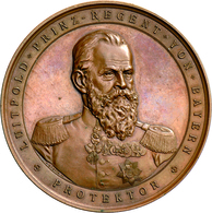 Medaillen Deutschland: Augsburg : Bronzemedaille 1886 Von A. Börsch, Auf Die Schwäbische Kreisausste - Andere & Zonder Classificatie