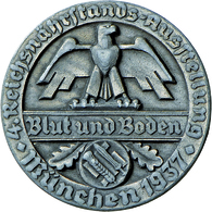 Medaillen Deutschland: Drittes Reich 1933-1945: Lot 2 Stück; Zinnmedaille 1937, 4. Reichsnährstands- - Other & Unclassified