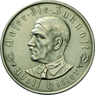 Medaillen Deutschland: Drittes Reich 1933-1945: Silbermedaille 1933 (O. Gloeckler), Av. Brustbild Hi - Autres & Non Classés