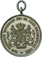 Medaillen Deutschland - Geographisch: Bayern Luitpold 1886-1912: Silbermedaille 1895, Auf Die 25jähr - Altri & Non Classificati