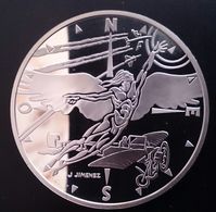 FRANCE 10 FRANCS 2000 SILVER PROOF "XXth Century - Flight" Free Shipping Via Registered Air Mail - Prova